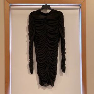Black long sleeve dress